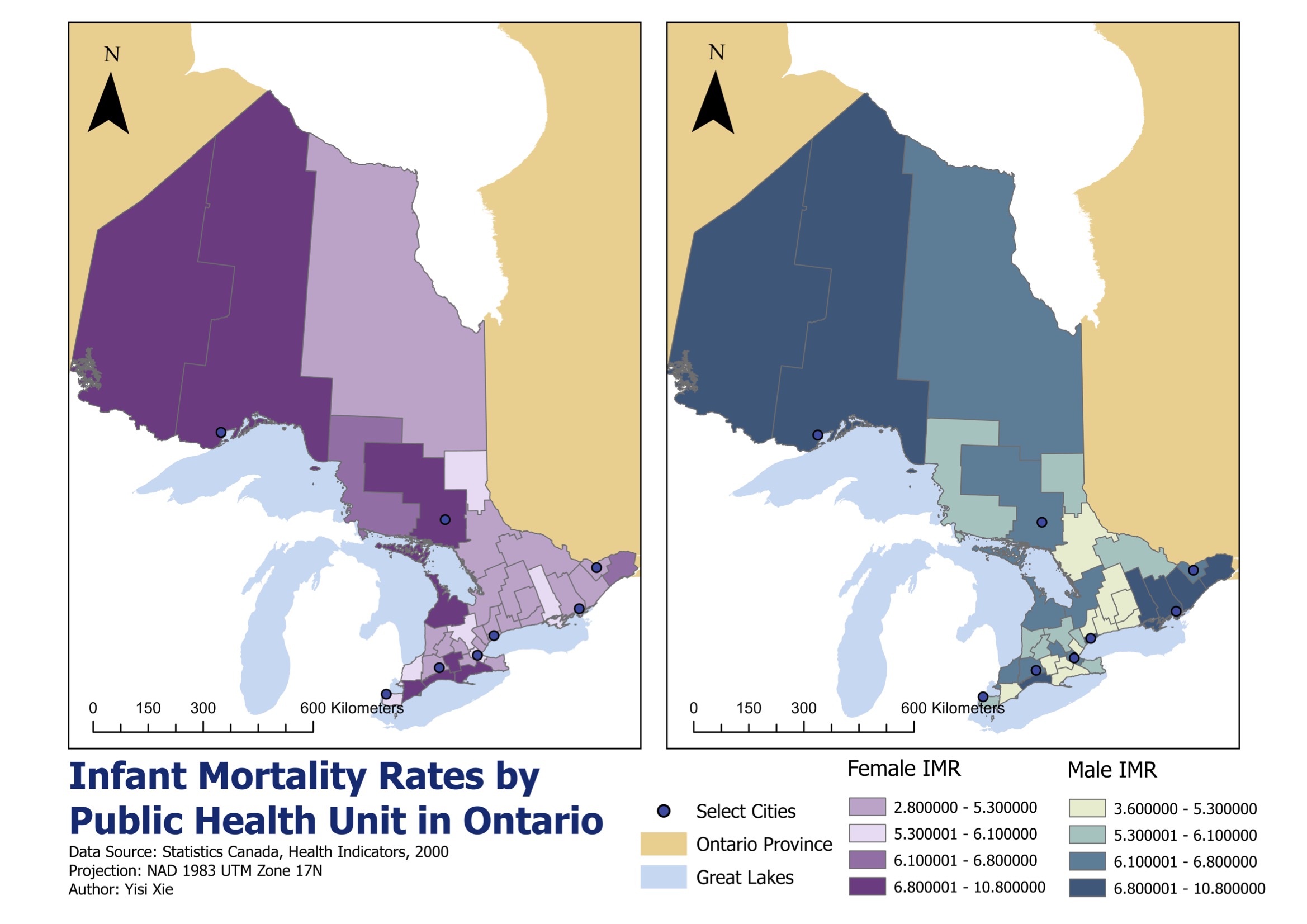 Health Mapping & Spatial Cluster Analysis